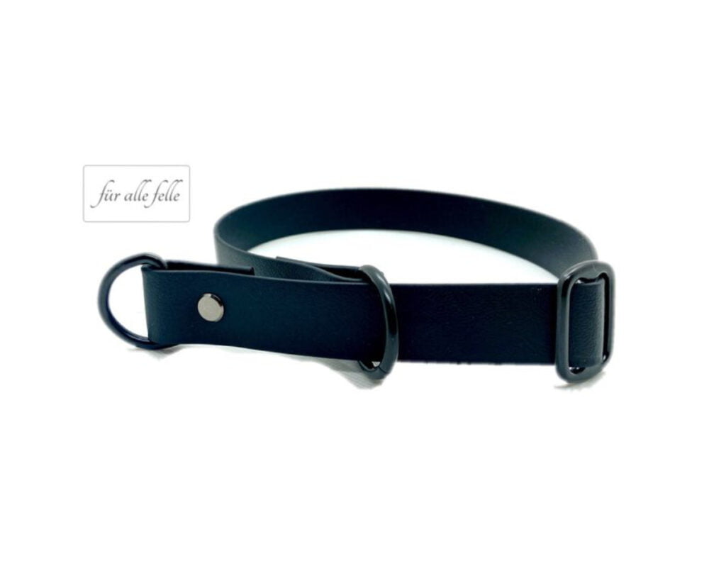 Biothane® Zugstophalsband in Dunkelblau