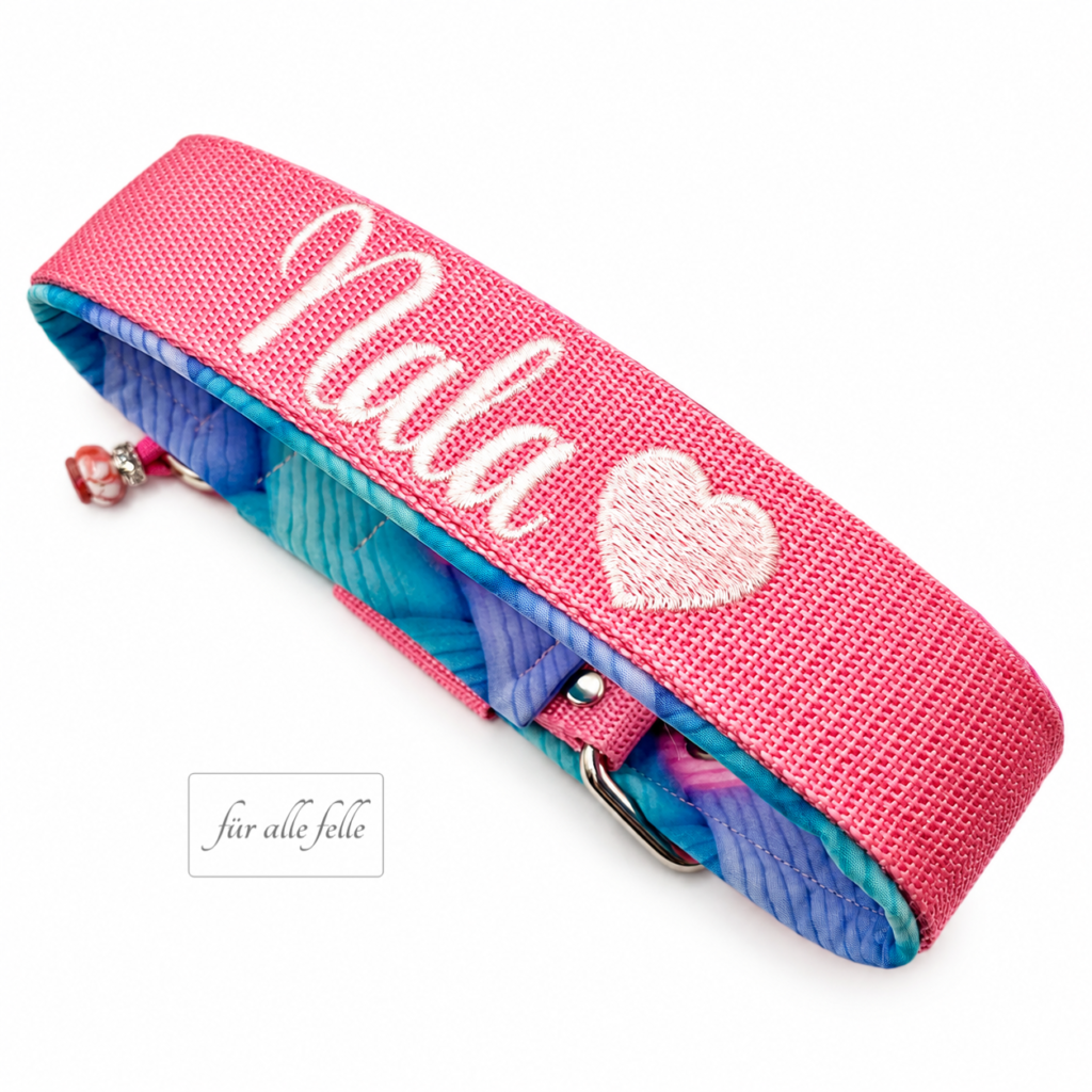 Gurtbandhalsband mit Name