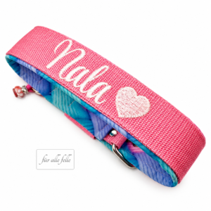 Gurtbandhalsband mit Name